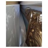 Howard Elliott Marquette Mirror - 84 in. by 48 in. Dimensions Oversized Antique Silver Leaf Frame for Stunning Home Decor & Easy Installation.  Listed as Open Box because I can not inspect the item co