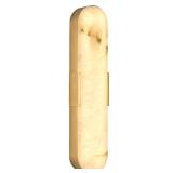 HEMIAOLANY Alabaster Wall Sconces 19.7\" Natural Marble LED Wall Lights Modern Gypsum Wall Lamps Indoor Bathroom Dimmable Sconce Wall Lighting for Living Room Bedroom Hallway Stairs (Gold-1 PCS) - Ret
