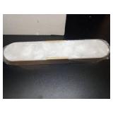 HEMIAOLANY Alabaster Wall Sconces 19.7\" Natural Marble LED Wall Lights Modern Gypsum Wall Lamps Indoor Bathroom Dimmable Sconce Wall Lighting for Living Room Bedroom Hallway Stairs (Gold-1 PCS) - Ret