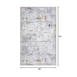 GLN Rugs Contemporary Collection - Machine Washable Modern Area Rug, Contemporary Washable, Non Slip, Abstract Rug, Living Room, Bedroom, Bathroom Rug  - Retail: $70