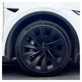 for Tesla Model Y 20 Inch Helix Wheel Cover Hubcaps Hub Cap ABS Cover Set of 4 Matte Black Tesla Model Y Accessories - Retail: $139