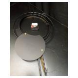 FIXNEO Modern Wall Clocks Battery Operated Chinese Style Large Unique Wall Clock Battery Operated for Living Room &Bedroom Brown Orchids 27\"*12\" - Retail: $80