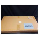 FIXNEO Modern Wall Clocks Battery Operated Chinese Style Large Unique Wall Clock Battery Operated for Living Room &Bedroom Brown Orchids 27\"*12\" - Retail: $80