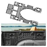 Maxzina Side Bed Panel Compatible with 2015-2025 Ford F150 (5.5FT ONLY) Side Molle Panel Truck Bed Panel Rear Cargo Storage Shelf Replacement for 2024 Ford F-150 Accessories - Retail: $190