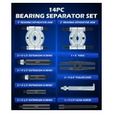 Orion Motor Tech Bearing Puller Set, 5 Ton Capacity Bearing Separator, Pinion Wheel Bearing Removal Kit with 2\" and 3\" Jaws, Wheel Hub Axle Puller Set, Heavy Duty Bearing Splitter Tool Kit - Retail: