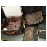 LOVEVOOK 4 Pcs Carry On Luggage 22x14x9 Airline Approved, 20 Inch Carry On Suitcases with Wheels, Softside Rolling Suitcase for Women Men, with TSA Lock Weekender Travel Luggage - Retail: $80