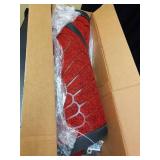 tchdio Door Mat Outdoor Indoor Entrance Doormat-Semicircular Durable Rubber Non Slip Front Door Mat for Outside Inside Entry Entryway Dirt Trapper WelcomeMat for Muddy Paws and Shoes-Red 17âx30â