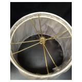 SET OF 2 Lamp Shade for Table Lamps, Floor Lamps, 10\" Top X 14\" Bottom X 10\" High Large Lamp Shade, Beige Fabric - Retail: $30