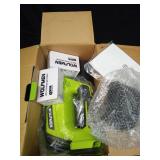 Leaf Blower, Electric Cordless Leaf Blower with 2 Batteries and Charger, 2 Speed Mode, Lightweight Cordless Blower for Blowing Leaves, Patio Cleaning, Blowers for Lawn Care and Dust - Retail: $100