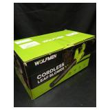 Leaf Blower, Electric Cordless Leaf Blower with 2 Batteries and Charger, 2 Speed Mode, Lightweight Cordless Blower for Blowing Leaves, Patio Cleaning, Blowers for Lawn Care and Dust - Retail: $100