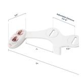 LUXE Bidet NEO 120 - Single Nozzle, Self-Cleaning, Non-Electric Bidet Attachment for Toilet Seat, Adjustable Water Pressure, Rear Wash (Rose Gold) - Retail: $39