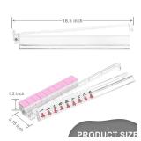 Mahjong Racks with Pushers 4PCS Set Majiang Tile Holder Acrylic Mahjong Racks Accessories and Gifts - Retail: $36