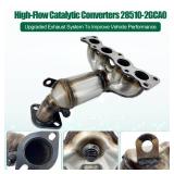 28510-2GCA0 Front Manifold Catalytic Converter Compatible with 2017-2018 Hyundai Santa Fe Sport 2.4L Base/Luxury/Premium/SE Replace#22-086 - Retail: $155