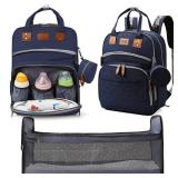 Heegel Baby Diaper Bag Backpack with Changing Station, best baby registry shower gifts, Baby Diaper Bags for Men and Womenï¼Essential Gifts for New Parents of Babiesï¼Dark Blueï¼ - Retail: