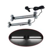 TOTMOX LED Strobe Warning Lights, 1-Pack 12-24 V DC Waterproof Rear LED Third Brake Light Bar, LED Rear Flash Lamp, Lamp Strip Light Compatible with Cars Trucks Trailers (White) - Retail: $54