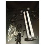 TOTMOX LED Strobe Warning Lights, 1-Pack 12-24 V DC Waterproof Rear LED Third Brake Light Bar, LED Rear Flash Lamp, Lamp Strip Light Compatible with Cars Trucks Trailers (White) - Retail: $54