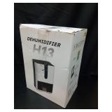 Small Dehumidifier with Drain Hose, 1000 Sq.Ft Portable Dehumidifiers for Bedroom, Bathroom, RV, Closet, Home Basement Mini Quiet Dehumidifier Auto Shut Off 7 Colors LED Light, White - Retail: $50