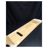 DMI Transfer Board and Slide Board, FSA Eligible, Made of Heavy-Duty Wood for Patient, Senior and Handicap Move Assist and Slide Transfers, Holds up to 440 Pounds, 2 Cut out Handles, 30 x 8 x 1 - Reta