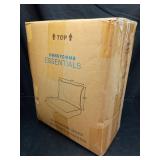 Honeycomb Outdoor Heritage Deep Seat, 24 x 23, Textured Solid Almond Chair Cushion for Patio Furniture - Retail: $90