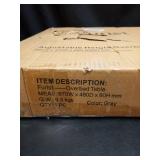 Adjustable Overbed Bedside Table with Wheels Hospital Bed Table Portable Computer Stands Movable Desk Computer Table for Bed Laptop Stand for Couch - Retail: $50