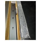 Set of 4 C Channel Steel Support for Table Top Live Edge Slab, 30\" x 1/2\" Leg Hidden Metal Support Bracing C Channel Bracket with Screws for Woodworking or DIY Projects, 30 Inch - Retail: $46