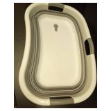 Smoochie Collapsible Dog Bathtub, Dog Tubs for Bathing, Portable Tub, Dog Wash Tub, Pet Tub and Dog Bath Tub for Dog/Cat/Pet and Puppy Bath Tub, Dog Tub for Pets and Cats (Gray) - Retail: $37