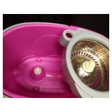 Spin Mop and Bucket with Wringer Set, Microfiber Mop for Floor Cleaning, Floor Mop Bucket, Wet or Dry Usage for Hardwood Laminate Ceramic Marble Tile Floor Cleaning,Purple - Retail: $210