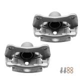 GAIASURGE Disc Brake Caliper Assembly Compatible with 2012-2015 Honda Civic, 2005-2006 CR-V; 2013-2015 Acura ILX 19-B2916 19-B2917, Front Driver and Passenger Side Caliper with Bracket, 2-pc Set - Ret