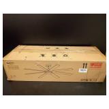 Depuley 66\" Ceiling Fans with Lights: Black Indoor/Outdoor Ceiling Fan for Patios Living Room - 8 Blades Dimmable Large Ceiling Fans with Remote APP Control Timer Reversible Quiet DC Motor 6 Speeds -