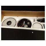 Depuley 66\" Ceiling Fans with Lights: Black Indoor/Outdoor Ceiling Fan for Patios Living Room - 8 Blades Dimmable Large Ceiling Fans with Remote APP Control Timer Reversible Quiet DC Motor 6 Speeds -