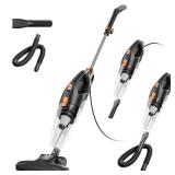 fenhua Corded Stick Vacuum Cleaner - Lightweight, Powerful Suction with 450W Motor, 3-in-1 16.4Ft Cord Vacuum Cleaners for Home, Hard Floor, Carpet, Pet Hair Black TESTED AND SUCKS VERY WELL  - Retail