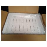 DOMNIU 2 Pack Pull Out Cabinet Organizers Expandable, Slide Out Drawers for Kitchen, Bathroom, Pantry, Under Sink Storage, Pull Out Drawers Fixed with Adhesive Nano Film (White, 11.6