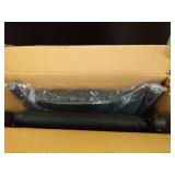 ALPHA CAMP 2 Packs Stadium Seat Chair for Bleachers with Back & Arm Rest, Black Grey - Retail: $90