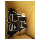 Adjustable Weighted Vest Woman Men 17-24lb Weight Vest with 5 Ironsand Weights, Women Weighted Vests with Zipper for Walking Running Strength Training Workout, Black - Retail: $66