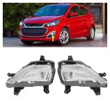 FSHero Riding Front Bumper LED Fog Light Fit for Chevrolet Spark 2019 2020 2021 2022 Fog Lamp Left and Right Side - Retail: $90