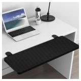 Desk Extender Tray, Suitable for Office.Padded Punch-Free Clamp on.Computer 29. 5\" x 9\"  - Retail: $41