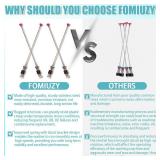 FOMIUZY Washer Machine Suspension Rods DC97-16350U DC97-16350T Fit For Samsung Vrt WA50R5200AW/US WA50R5400AV/US WA45T3200AW/A4 WA45N3050AW/A4 WA50R5400AW/US WA45H7200AW/A2 WA45T3400AW DC97-05280W - R