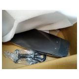 Yanokooe Tiffany Ceiling Fans with Lights - 48\" Ceiling Fan Chandelier with 5 Dual-Blades and Glass Shade, 6 Speeds and Reversible, Indoor and Outdoor, Retro Style - Retail: $160