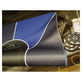 94 x 47 Inch Poker Mat with Stronger Sewn Edges, 10 Players Texas Hold