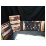 Native American Decor Posters and Prints on Canvas Retro Paintings Military Pictures Multi Panel Wall Art United States Artwork Home Decor for Living Room Giclee Framed Ready to Hang 50\"Wx24\"H - Ret