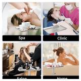 Salon Tray on Wheels, Adjustable Height Rolling Service Cart, Silver 13\"D x 17\"W x 38\"H - Retail: $44