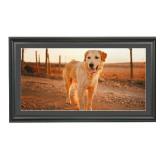 LTYHHK 12x22Panoramic Picture Frames Solid Wood with 10x20 Black Mat, Displays 10x20 with Mat or 12x22 Inch without Mat, 10x20Poster Frame 12x22 Photo Frames Family Wall Black (L23B1222B1020) - Retail