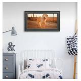 LTYHHK 12x22Panoramic Picture Frames Solid Wood with 10x20 Black Mat, Displays 10x20 with Mat or 12x22 Inch without Mat, 10x20Poster Frame 12x22 Photo Frames Family Wall Black (L23B1222B1020) - Retail