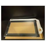 LTYHHK 12x22Panoramic Picture Frames Solid Wood with 10x20 Black Mat, Displays 10x20 with Mat or 12x22 Inch without Mat, 10x20Poster Frame 12x22 Photo Frames Family Wall Black (L23B1222B1020) - Retail