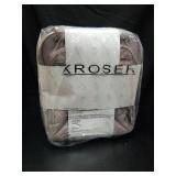 KROSER Carry On Underseat Multi-functional, 16-inch Underseater Lightweight Overnight Suitcase for Women, Dusty Pink - Retail: $60