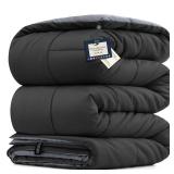 BELADOR All-Season Duvet Insert King Size Bed - Down Alternative Comforter, Mid-Plush Lightweight, Box Quilted Siliconized Fiberfill Oeko-Tex Hotel Comforter - Retail: $22