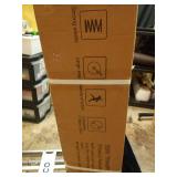 BLUERISE 55IN Toddler Trampoline with Enclosure Net Easy to Assemble Kids Baby Indoor Recreational Trampoline Outdoor - Retail: $80