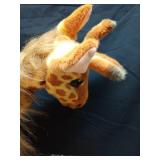 BRINJOY Giant Stuffed Giraffe Animal Set, 47 Inch Large Giraffe Plush Toy for Kids with Bird & Basket & Leaves & Card, Toddler Lifelike Standing Toys Stuffed Animal Gift for Girls Boys - Retail: $57
