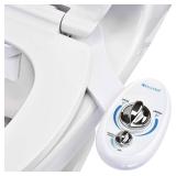Brondell Bidet Left Hand Bidet Attachment SouthSpa Dual Nozzle - control panel on left side - Dual Positionable Nozzles for front and rear wash, LH-12 - Retail: $50