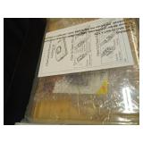 CAWIU Charcuterie Board with Lid and Handle - Portable Travel Design Bamboo Cheese Board Set with 4 Cheese Tools, Gift for Housewarming, Weddings, Picnics(1 Compartment, Black) - Retail: $23